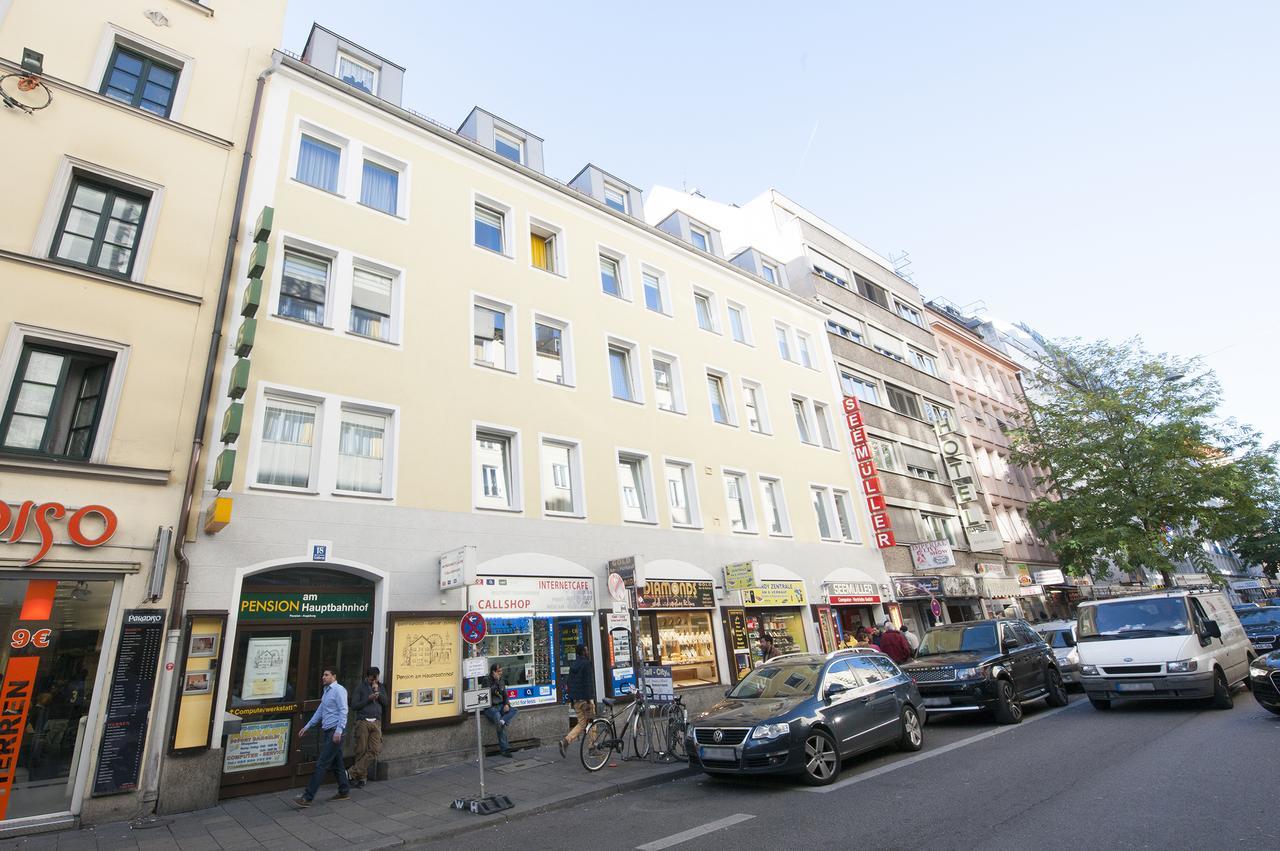 Hotel Pension Am Hauptbahnhof München Exterior foto